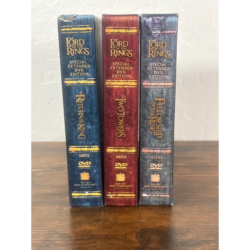 Lord of the Rings Trilogy Special Extended DVD Edition New Line Platinum Series